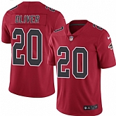 Nike Men & Women & Youth Falcons 20 Isaiah Oliver Red Color Rush Limited Jersey,baseball caps,new era cap wholesale,wholesale hats